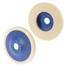 Practical For Metal Marble Glass Ceramic 4inch 100mm Wool Polishing Wheel Polishing Pads Angle Grinder Wheel Felt Polishing Disc